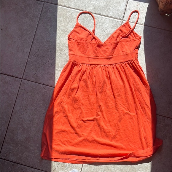 Old Navy Women's Mini Dress in Vibrant Orange - Picture 4 of 4
